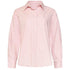 Smashed Lemon Blouse Streep Lichtroze – voorzijde – lange dames mode