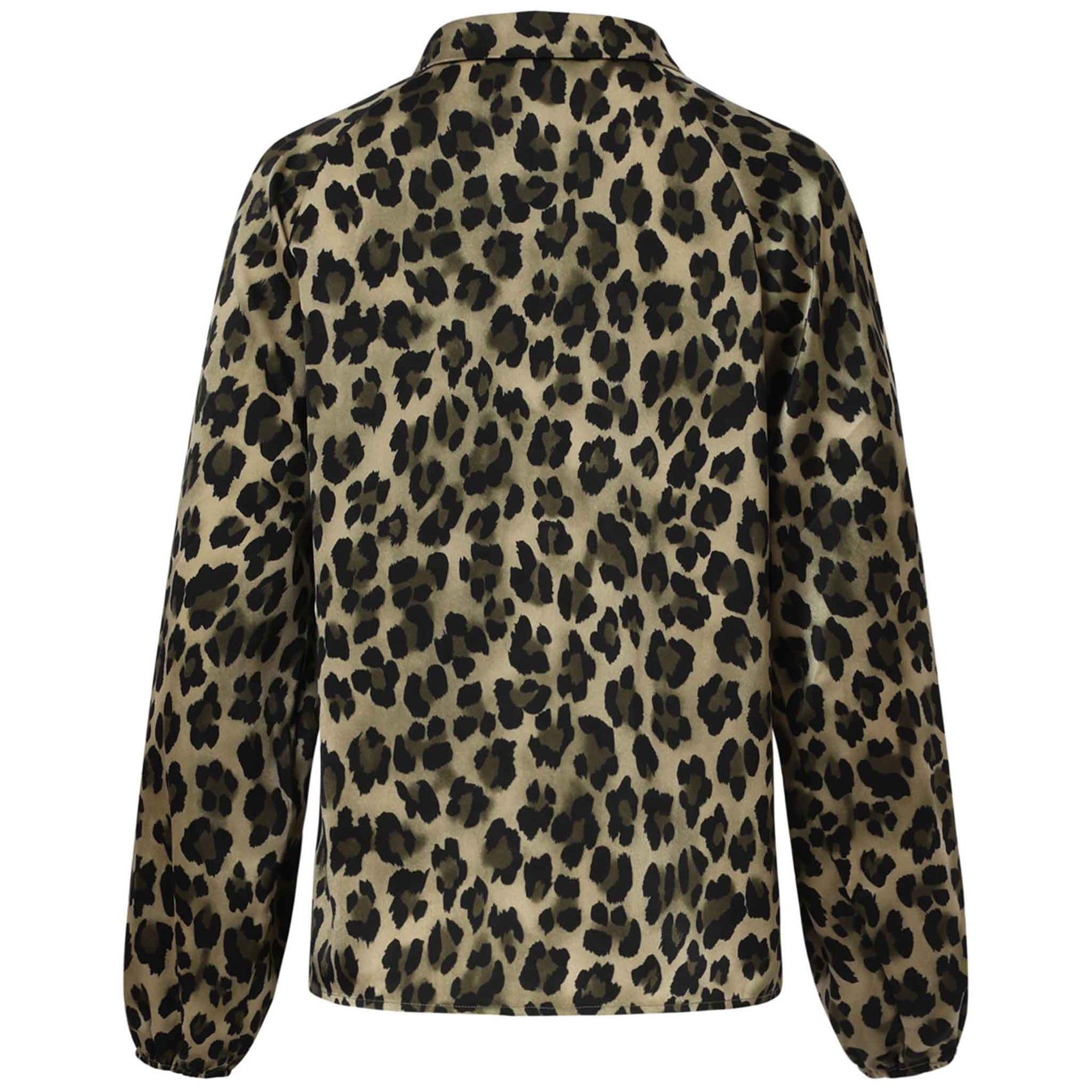 Smashed Lemon Blouse Print Groen, tall kleding voor lange dames, achteraanzicht