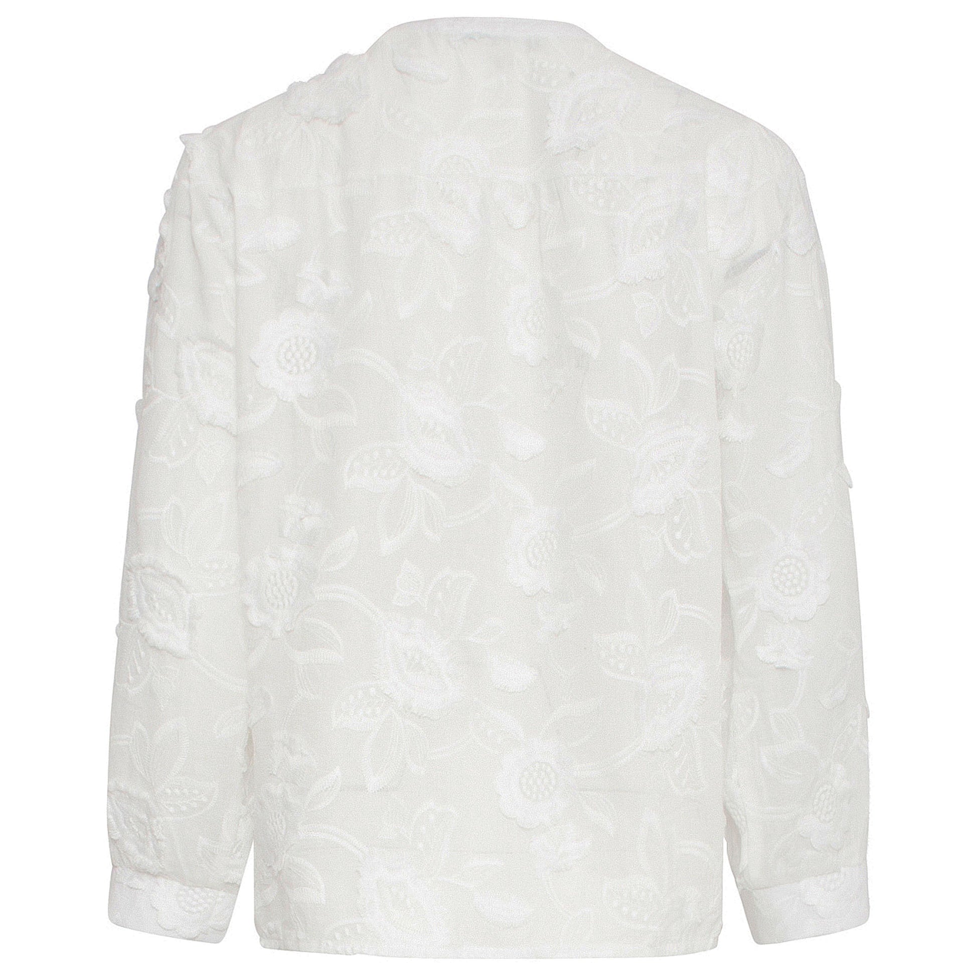 Tall Smashed Lemon Blouse Wit Embroidery
