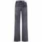 Tall Bluefire Jeans Judy Wide Grey achterzijde | lange vrouwen