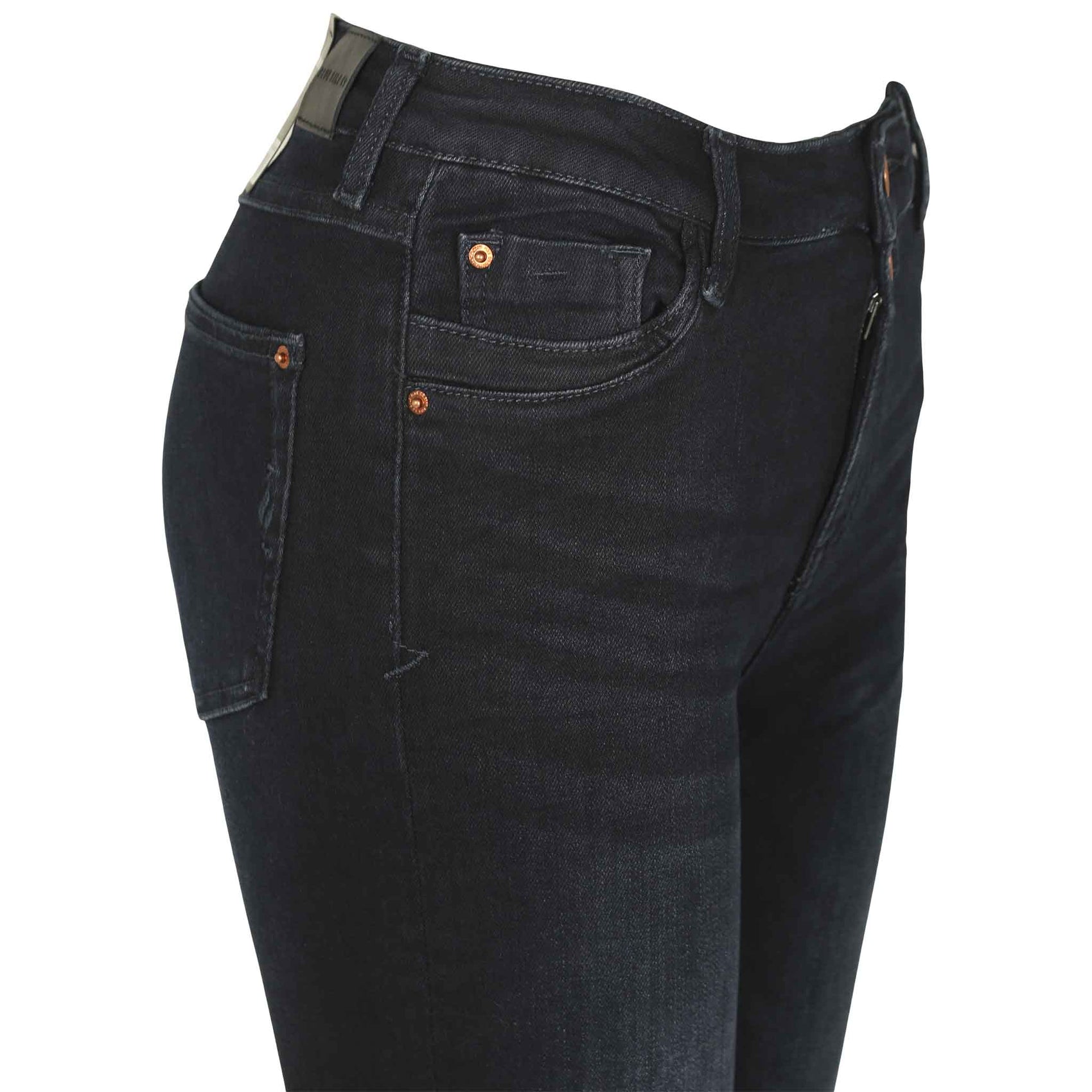 Bluefire Lara Blue Black, kleding voor lange vrouwen, zijaanzicht