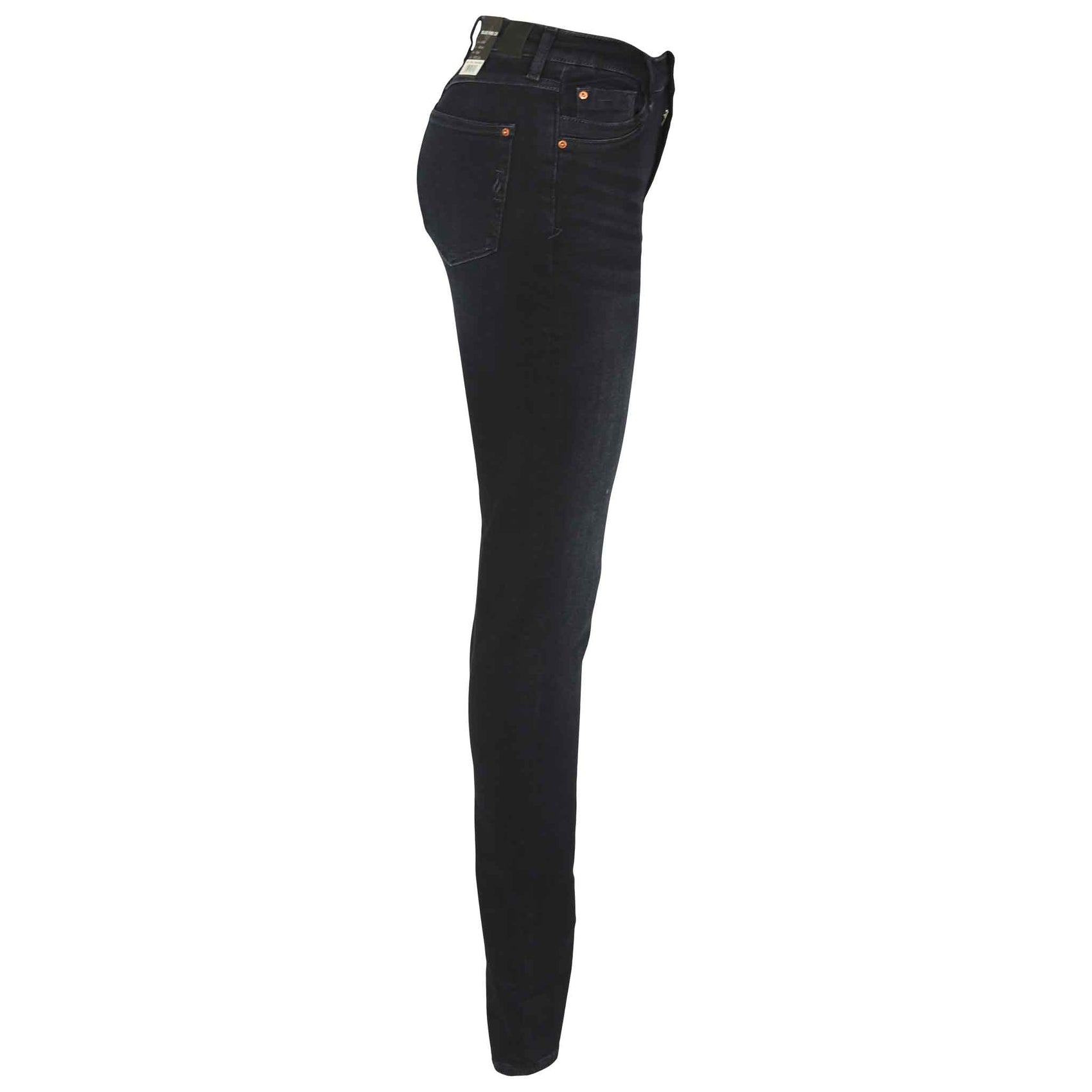 Bluefire Lara Blue Black, kleding voor lange vrouwen, zijaanzicht