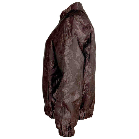 Longlady Bomber Mindie Jacquard Bruin, tall kleding voor lange vrouwen