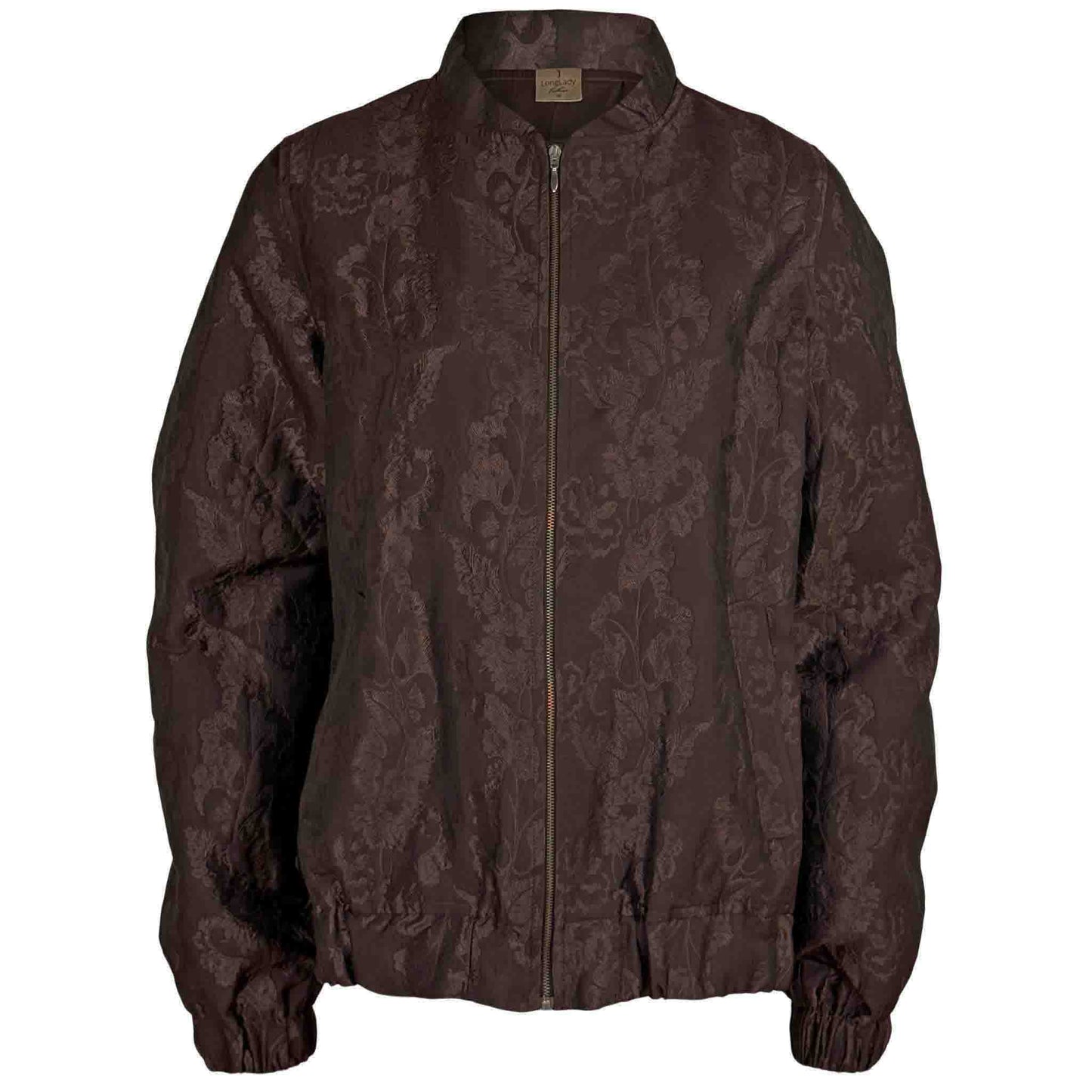 Longlady Bomber Mindie Jacquard Bruin | Tall