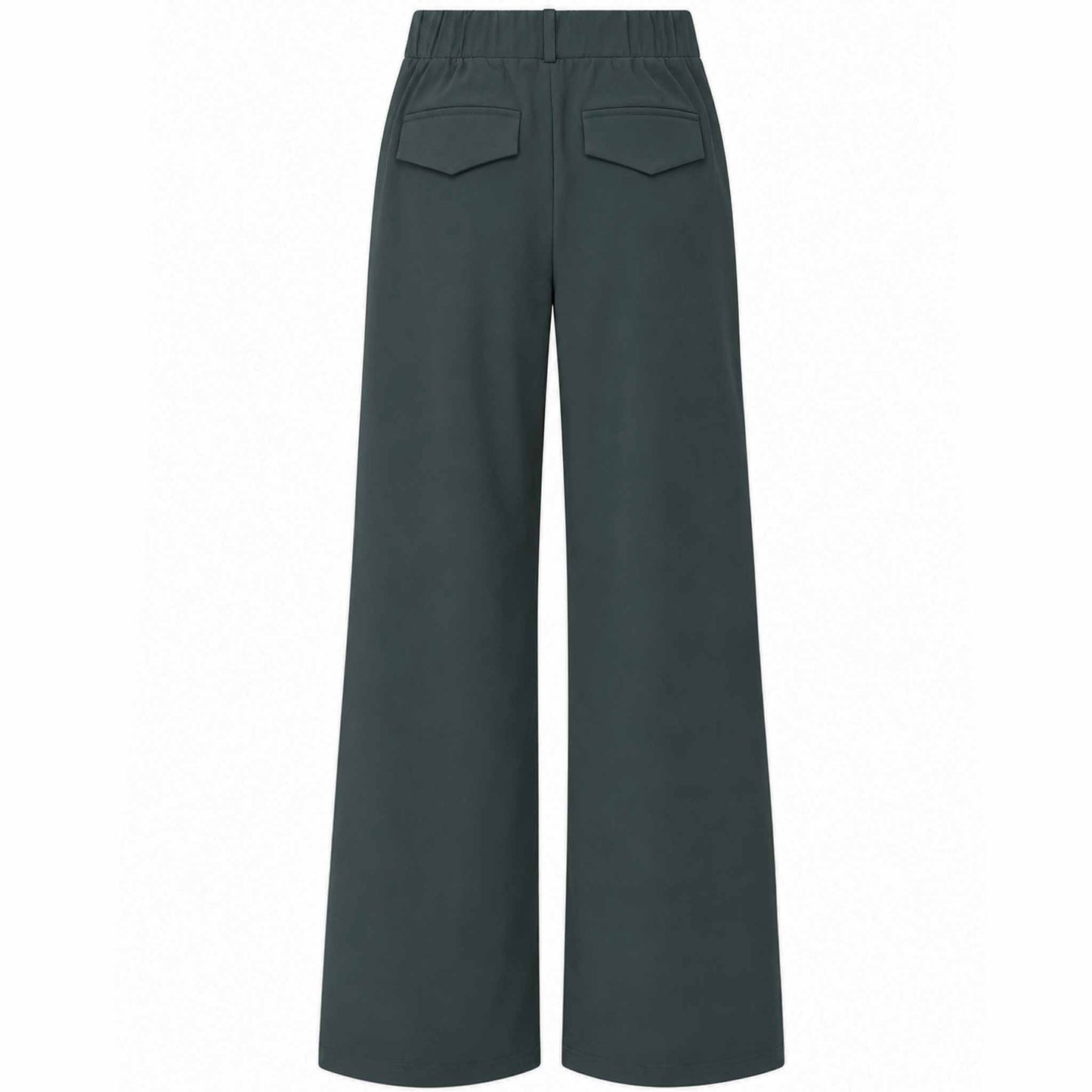 Tall Only-M Broek Travel Strong Wijd Donkergroen - achterkant - lange benen