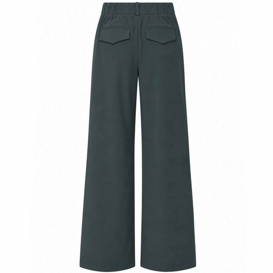 Tall Only-M Broek Travel Strong Wijd Donkergroen - achterkant - lange benen