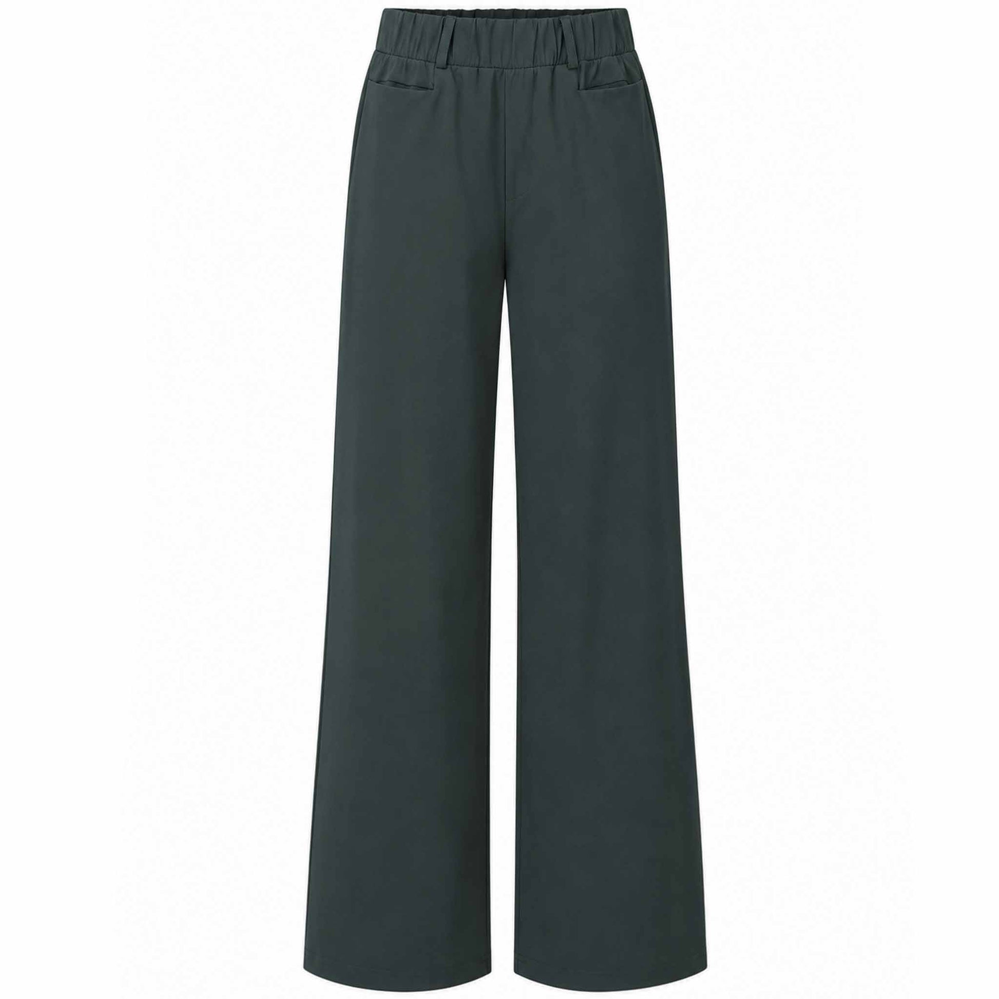 Tall Only-M Broek Travel Strong Wijd Donkergroen - vooraanzicht