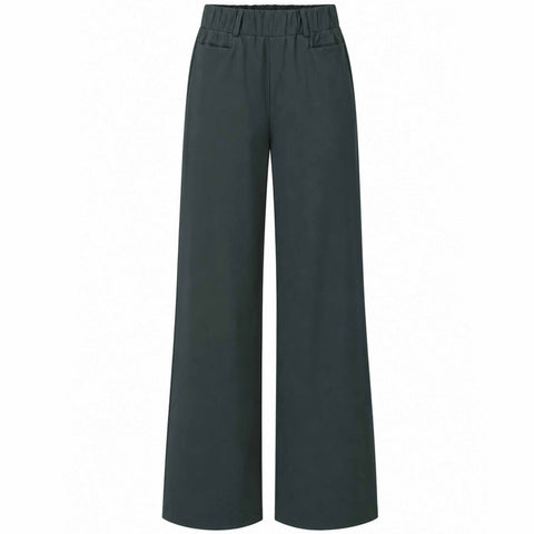 Tall Only-M Broek Travel Strong Wijd Donkergroen - vooraanzicht