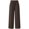 Tall Only-M Broek Wijd Smock Bruin | voorzijde | lange dames 