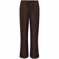 Smashed Lemon Broek Streep Bruin met extra beenlengte – voorkant – LongLady kleding voor lange dames