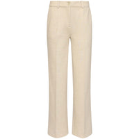 Smashed Lemon Broek Offwhite met extra beenlengte – voorkant – LongLady kleding voor lange dames