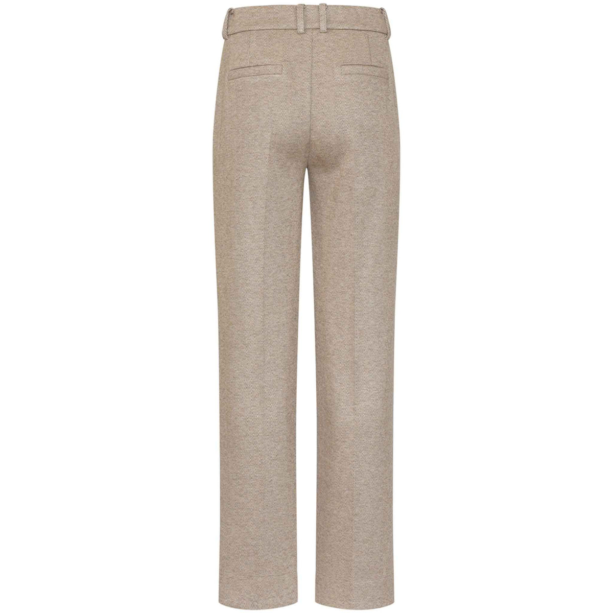 Smashed Lemon Broek Taupe met extra beenlengte – achterzijde – kleding voor lange vrouwen