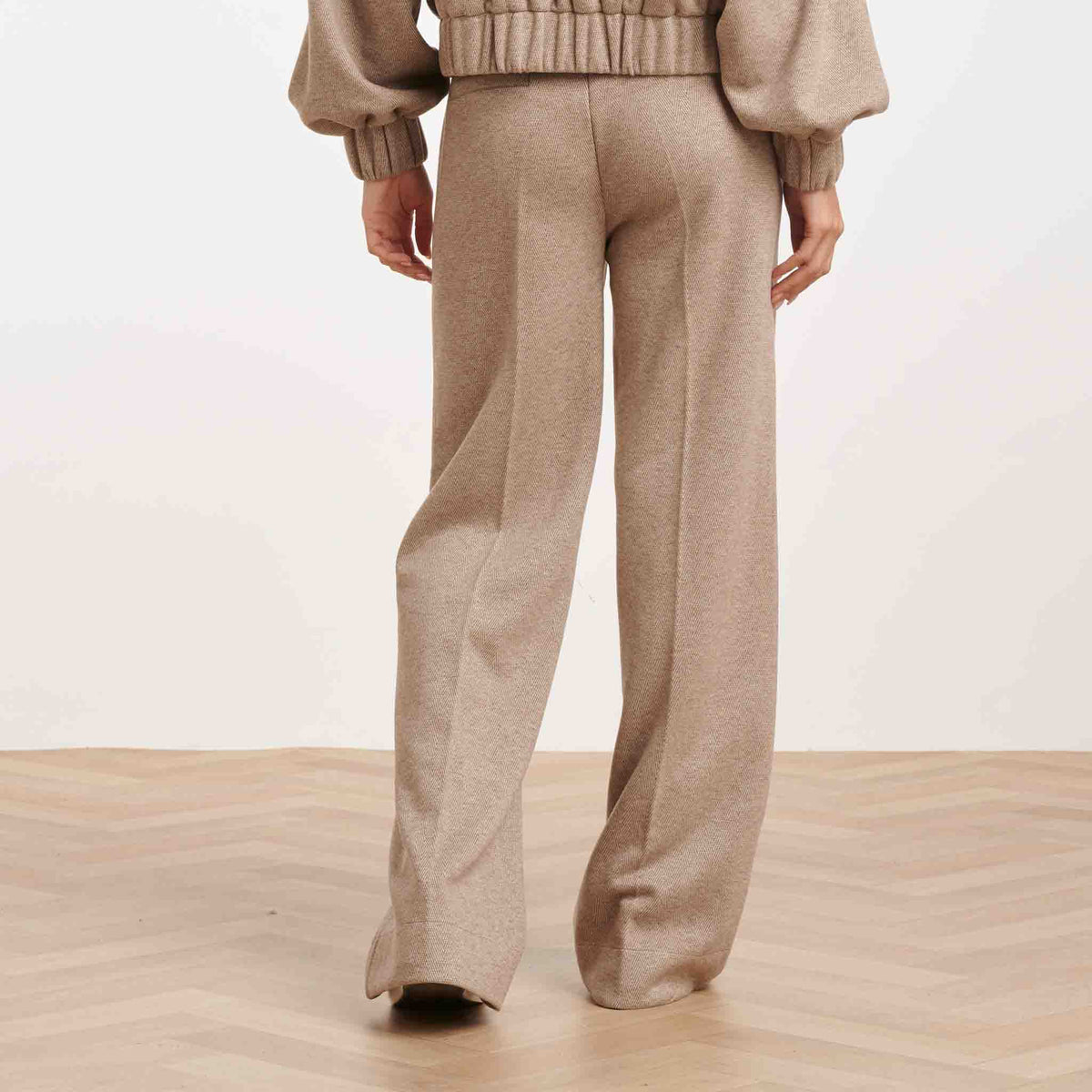 Smashed Lemon Broek Taupe | Tall