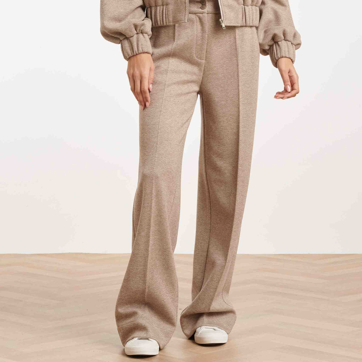 Smashed Lemon Broek Taupe | Tall