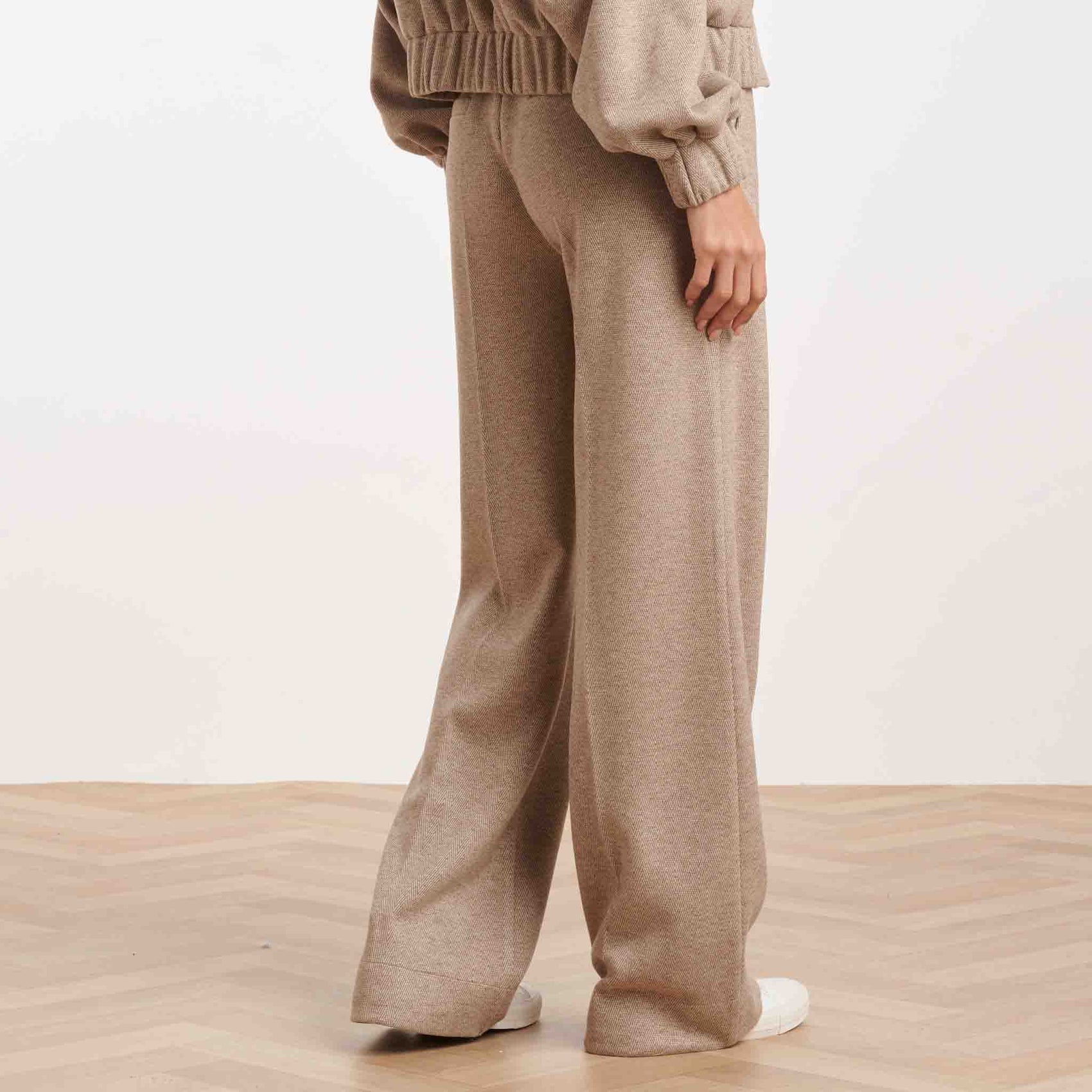 Smashed Lemon Broek Taupe | Tall