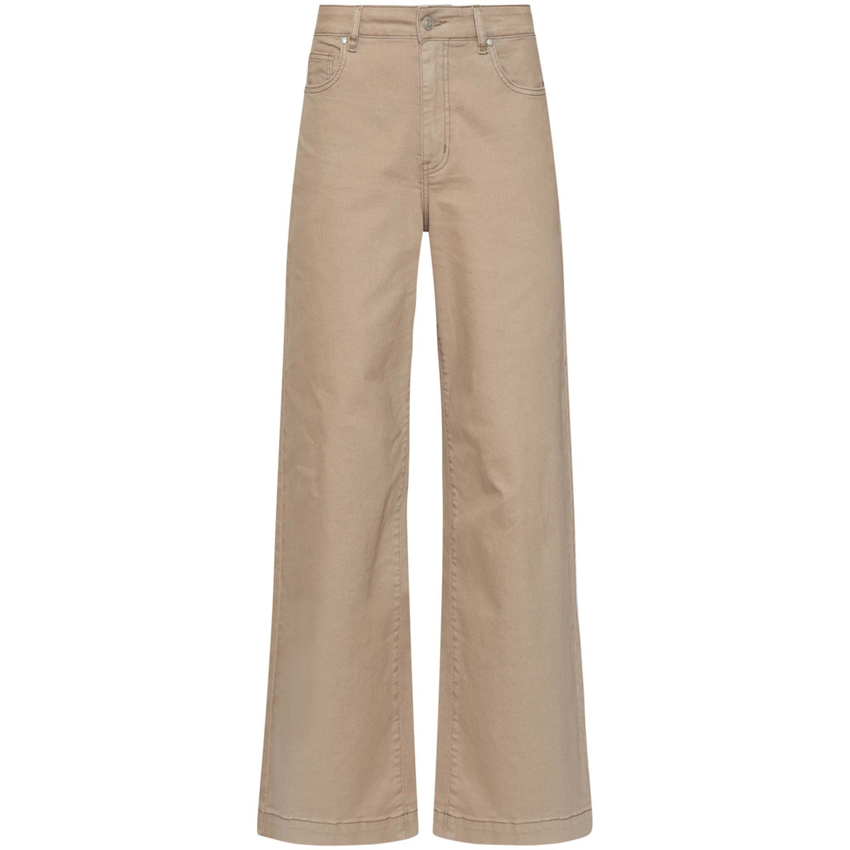 Smashed Lemon Jeans Taupe met extra beenlengte – voorzijde – kleding voor lange vrouwen