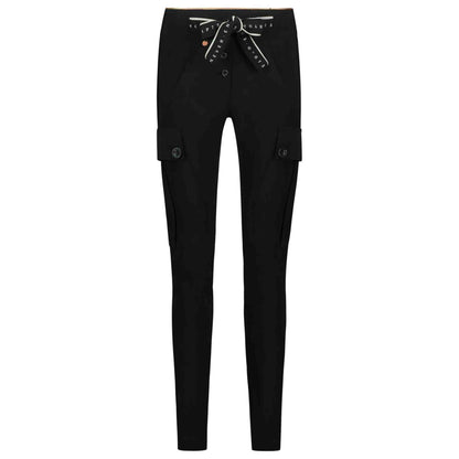 Zip73 Broek Cargo Zwart lange vrouwen tall