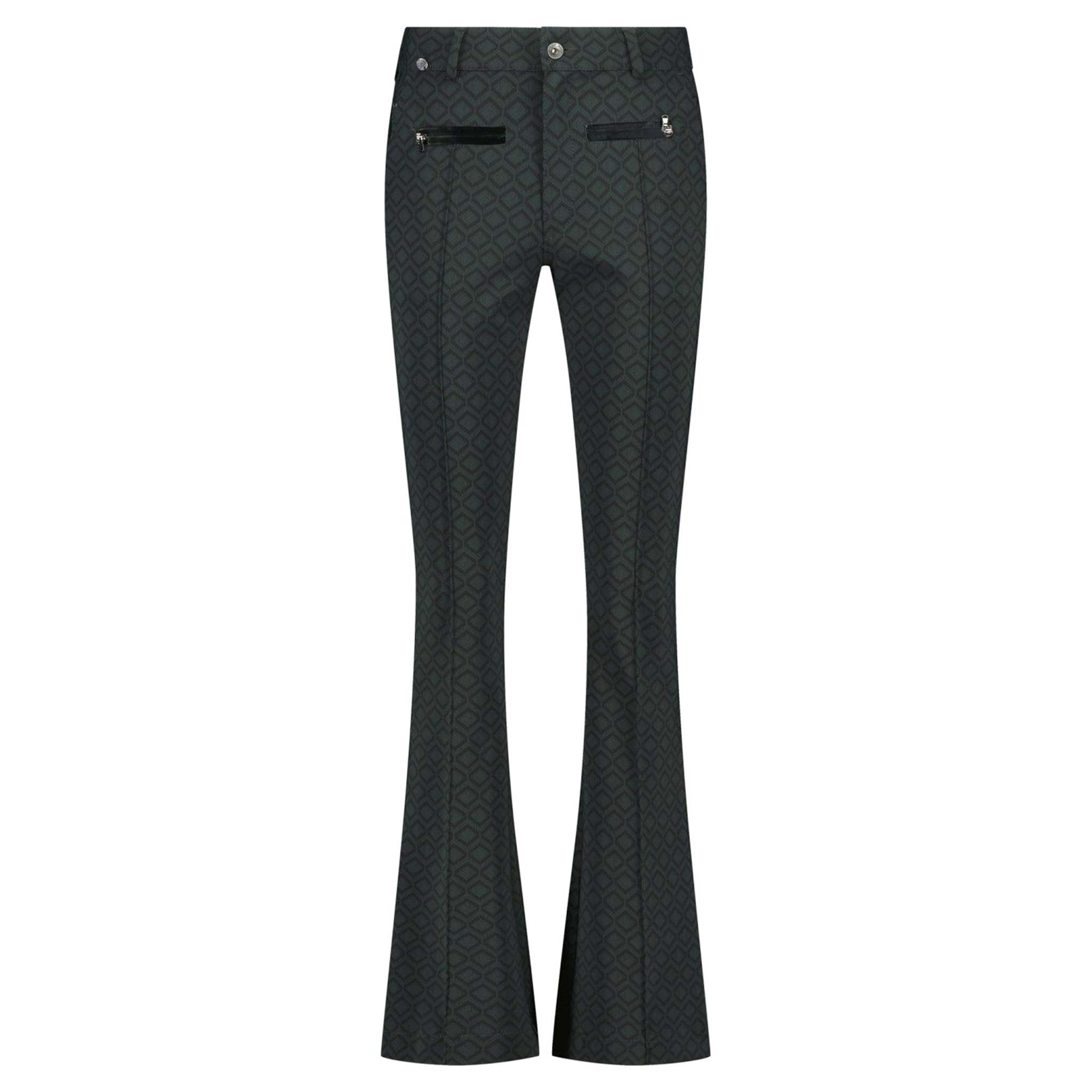 Tall Zip73 Broek Print Groen voor lange vrouwen