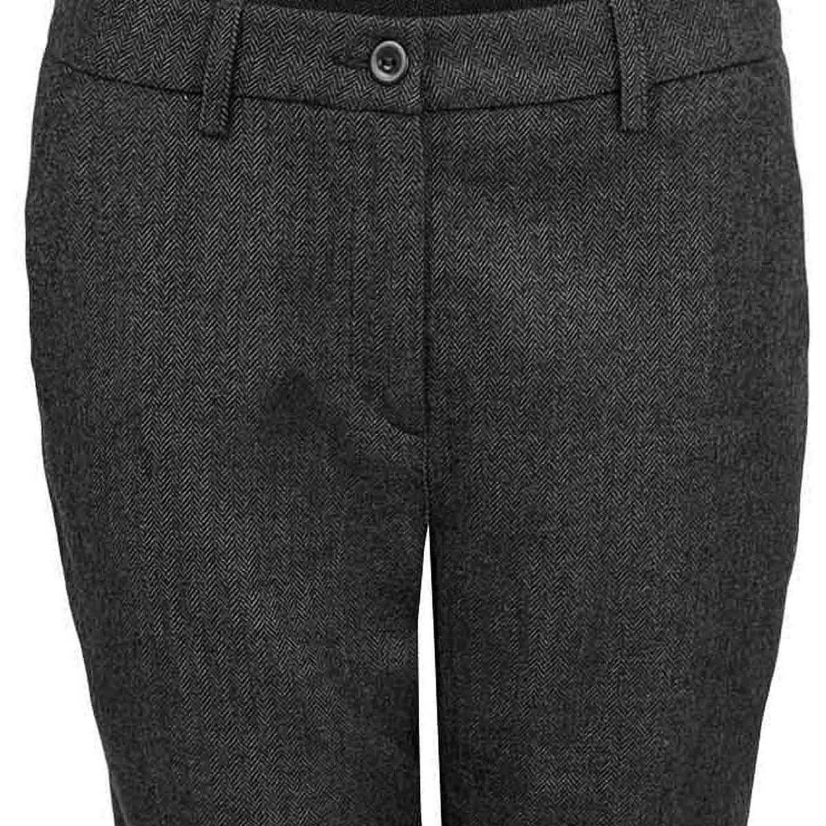 Bloomers Broek Anne Wol Antraciet, tall kleding voor lange vrouwen