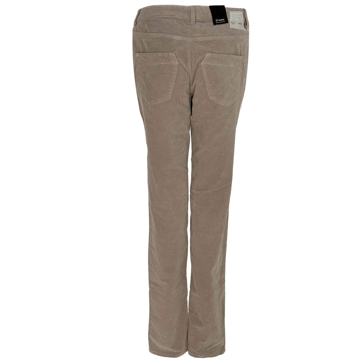 Broek Bona Velvet Taupebruin, tall kleding voor lange dames, achteraanzicht