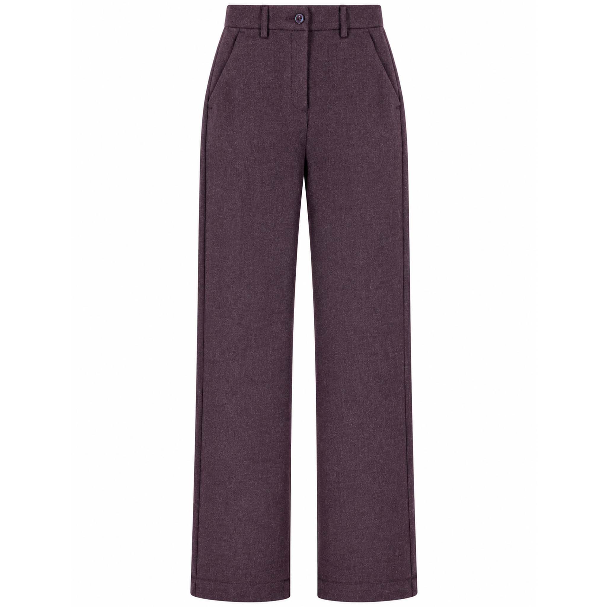 Bloomers Broek Carmen Wol Bordeaux | Tall