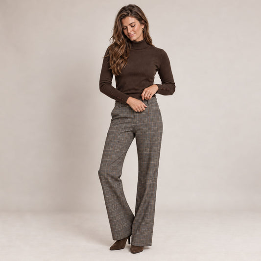 Bloomers Broek Carmen Wol Check | Tall