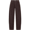 Bloomers Jeans Hanna Barrel Rib Donkerbruin | Tall