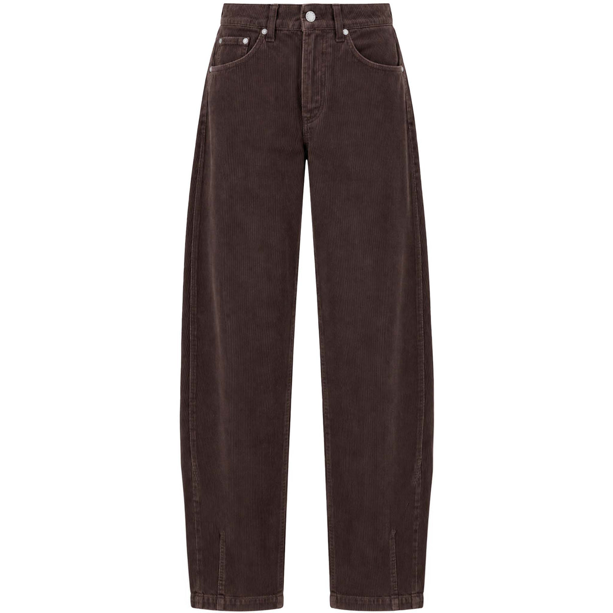 Bloomers Jeans Hanna Barrel Rib Donkerbruin | Tall