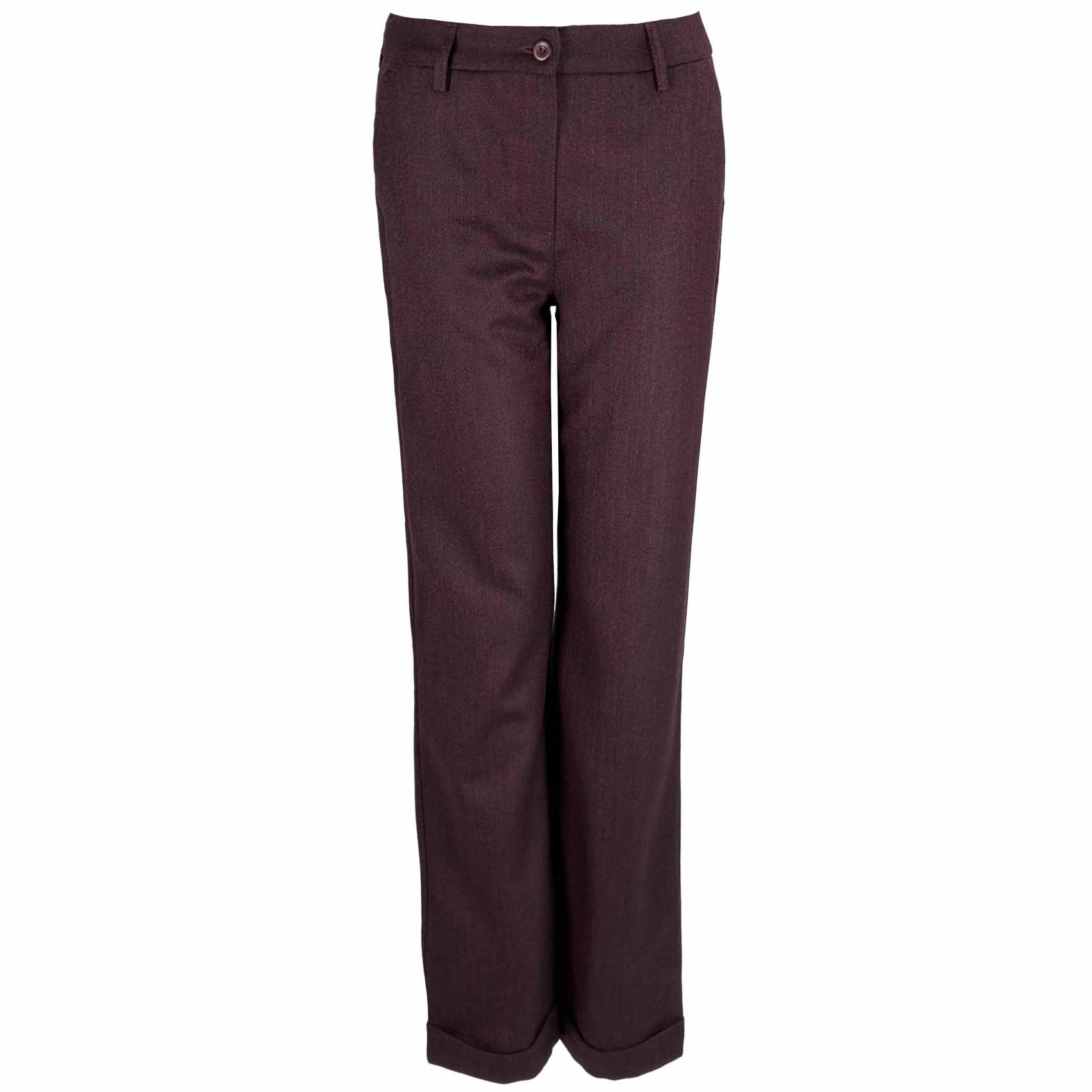 Bloomers Broek Jette Wol Bordeaux | Tall