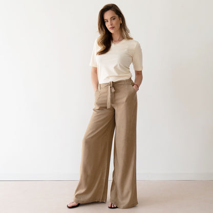 Bloomers Broek Lea Superwide Camel