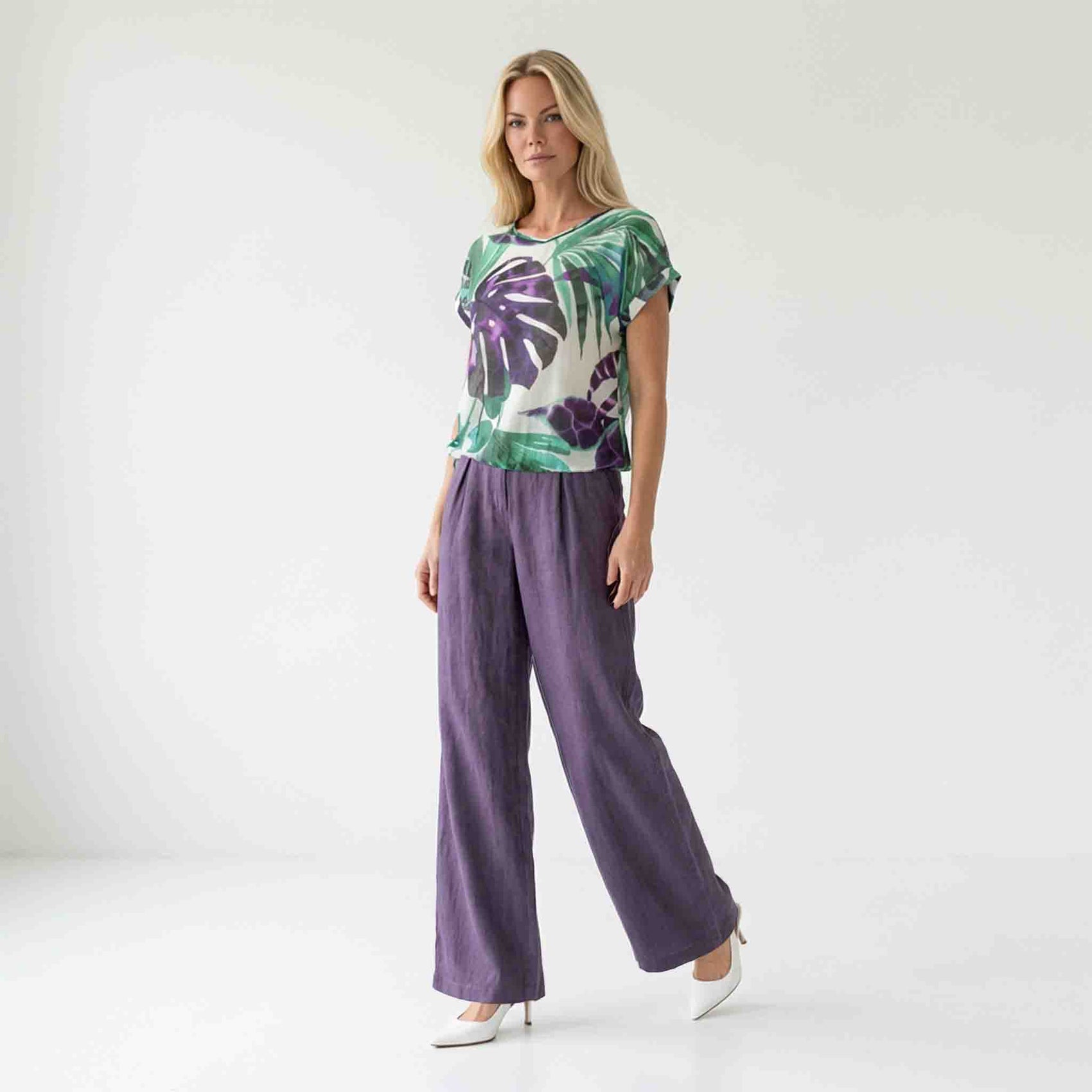Bloomers Trousers Mara Purple | Tall
