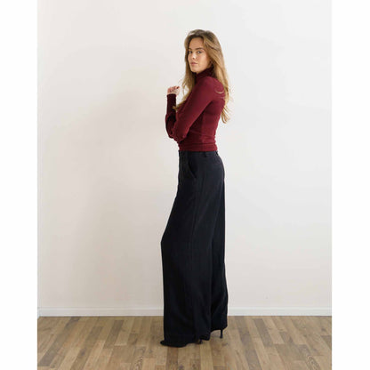 Long women's trousers Bloomers Luisa Black model