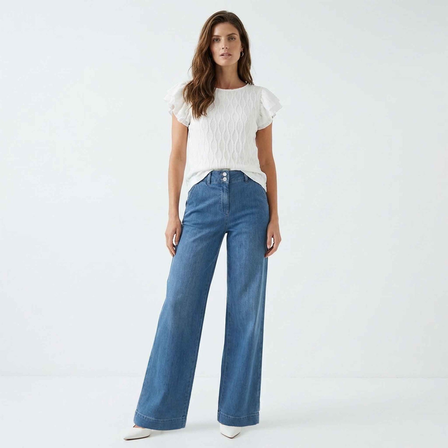 ICNK Shirt Celyna Wit | Tall