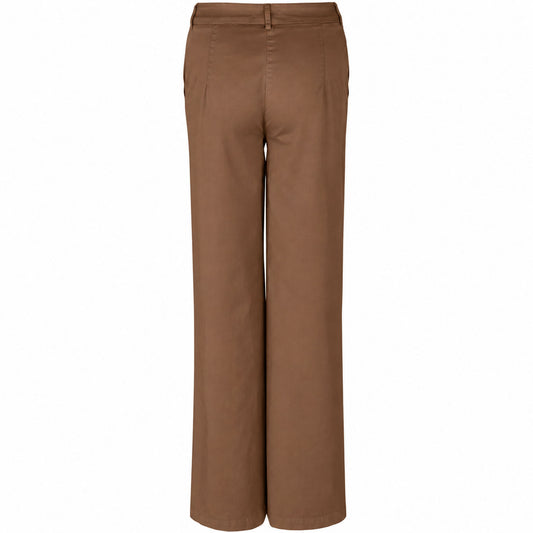 Bloomers Broek Marlene Bruin, tall kleding voor lange vrouwen achterzijde