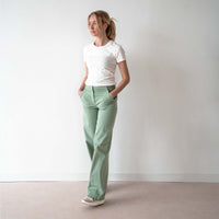 Bloomers Broek Marlene Summer Cotton Jade, tall kleding voor lange vrouwen