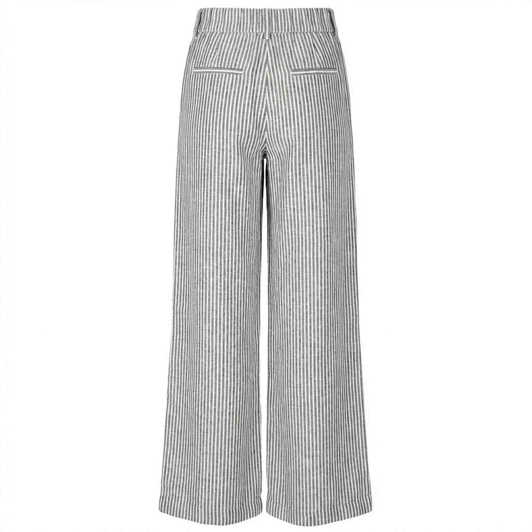 Bloomers Trousers Mara Stripe Anthracite | Tall