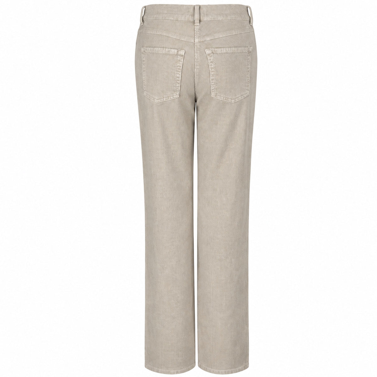 Bloomers Broek Rita Rib Natural, tall kleding voor lange vrouwen achterzijde