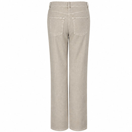 Bloomers Broek Rita Rib Natural, tall kleding voor lange vrouwen achterzijde
