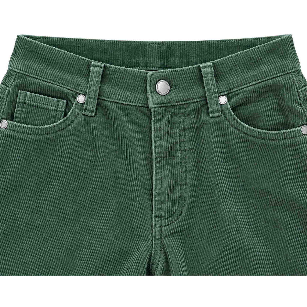 Bloomers Broek Sandra Flared Rib Salie groen | Tall