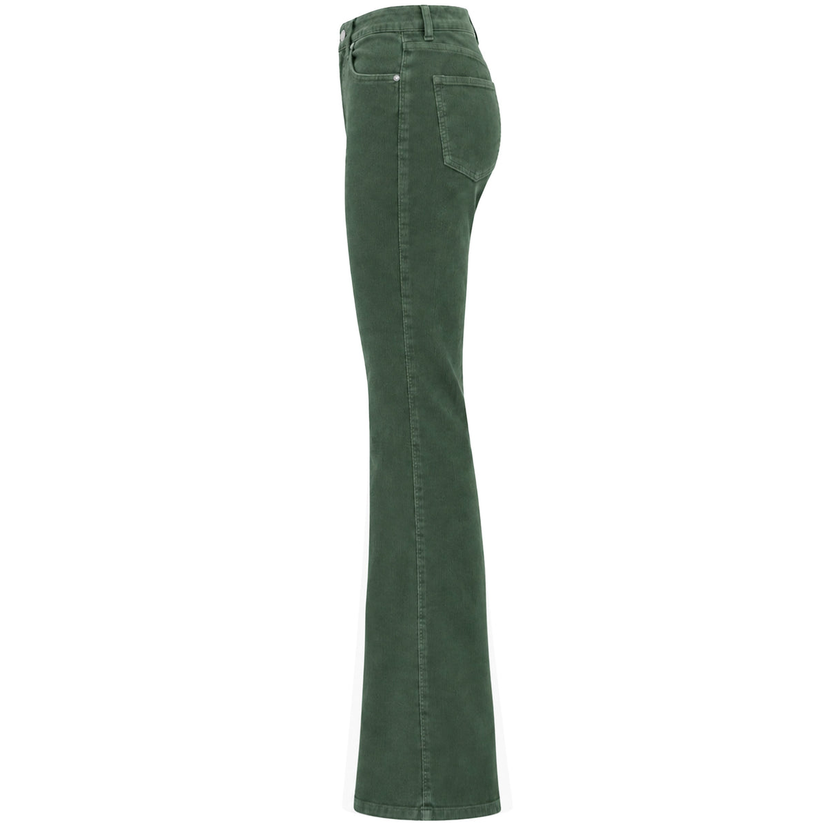 Bloomers Broek Sandra Flared Rib Salie groen | Tall