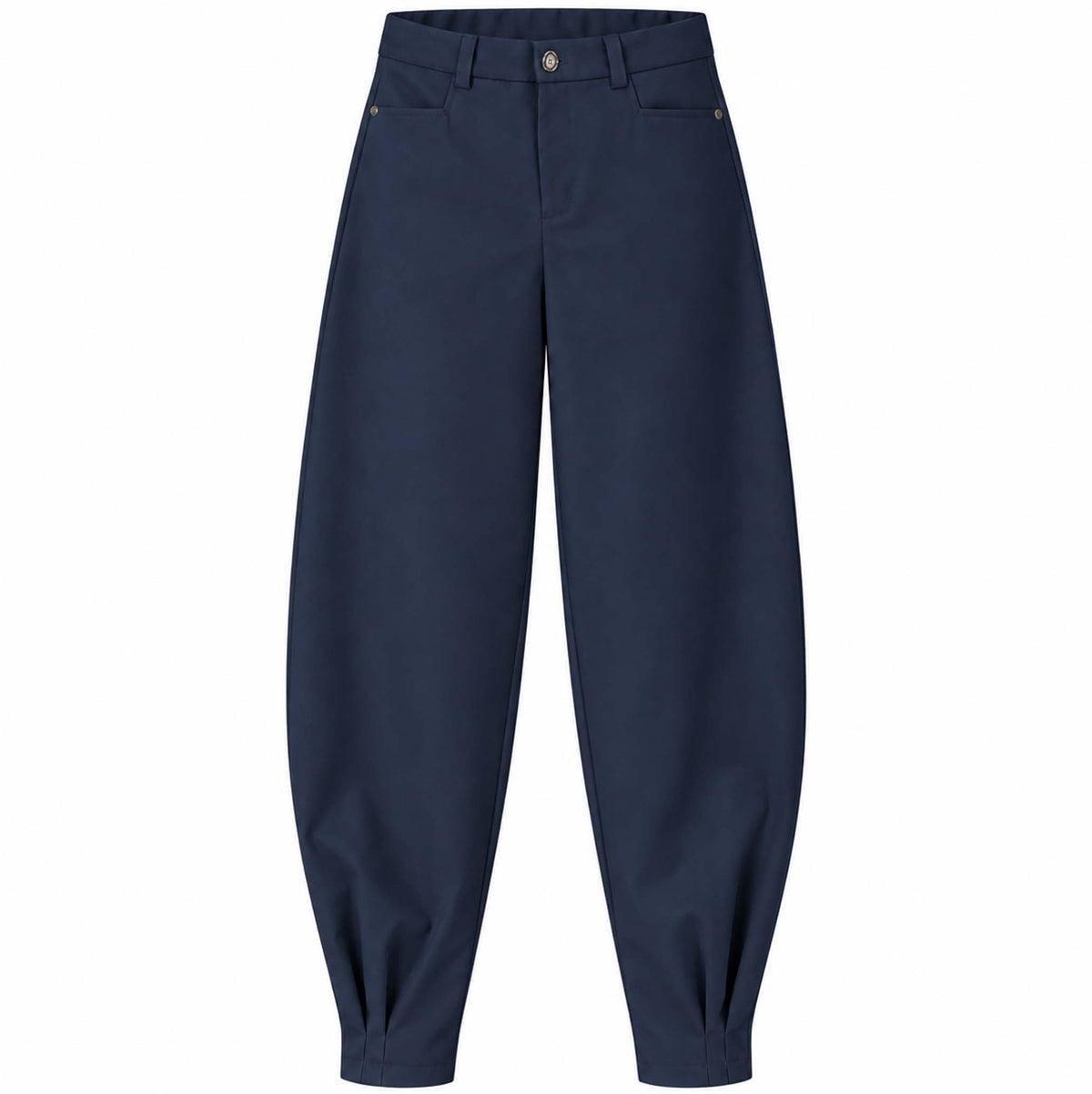 Longlady Broek Aagje Barrel Donkerblauw | Tall