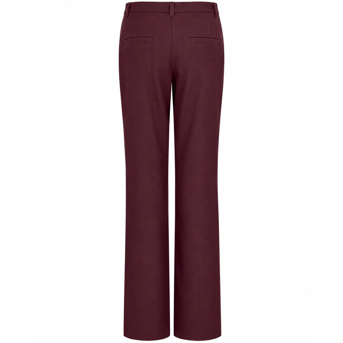 Longlady Broek Becky Bordeaux, tall kleding voor lange vrouwen achterzijde