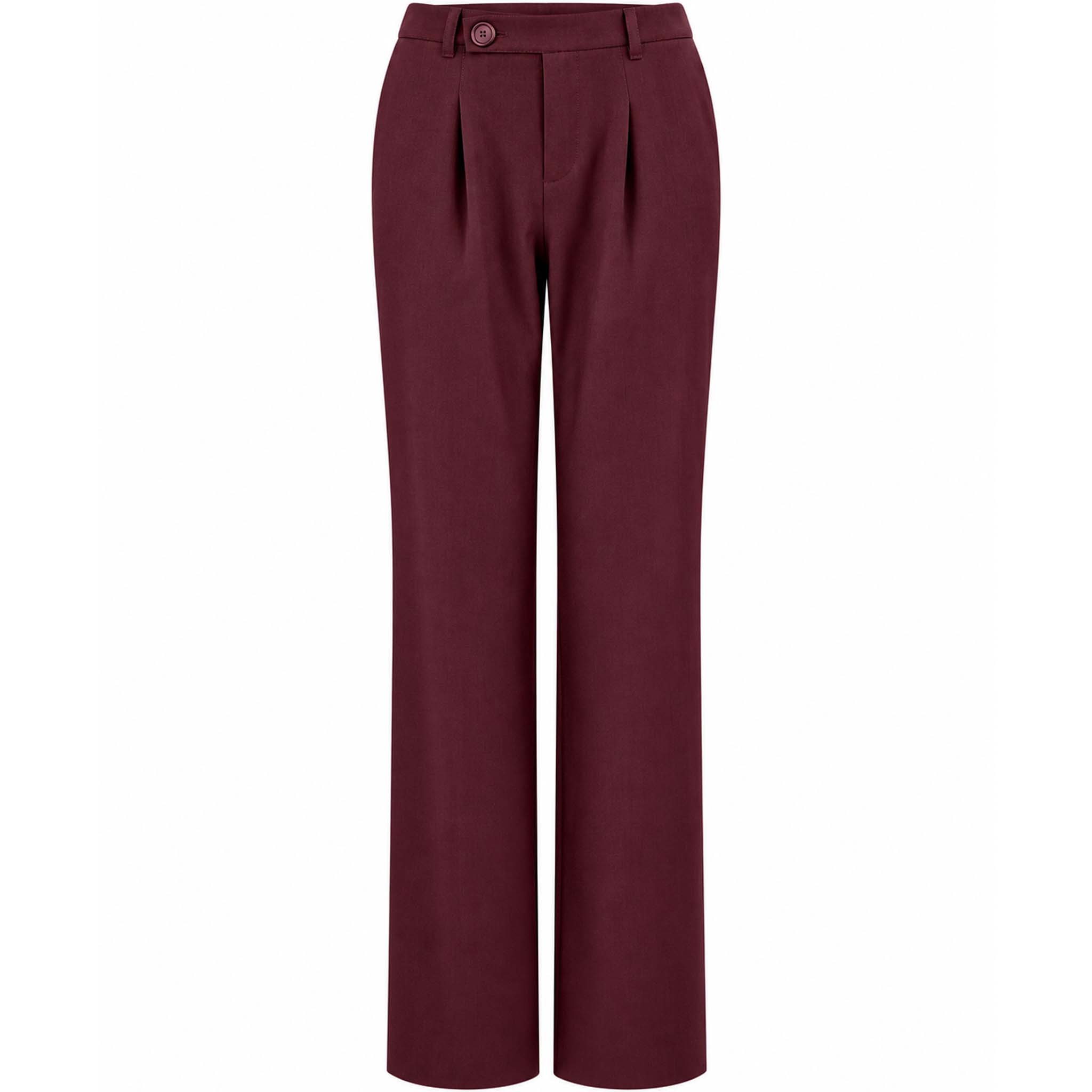 Longlady Broek Becky Bordeaux, tall kleding voor lange vrouwen