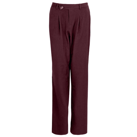 Longlady Broek Becky Bordeaux, tall kleding voor lange vrouwen