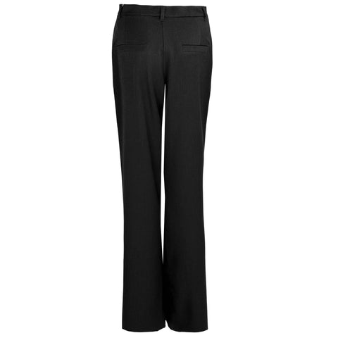 Longlady Broek Becky Zwart, tall kleding voor lange dames, achteraanzicht