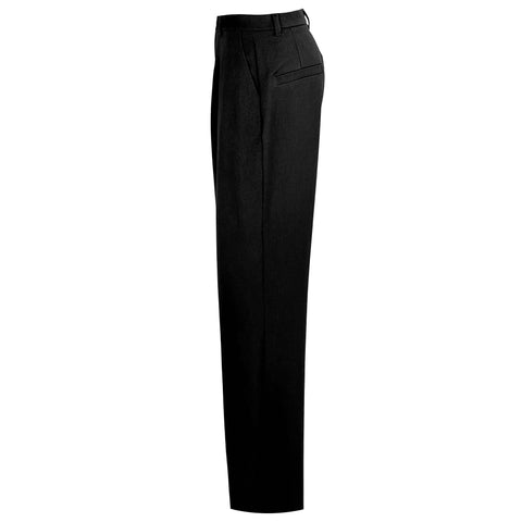 Longlady Broek Becky Zwart, kleding voor lange vrouwen, zijaanzicht