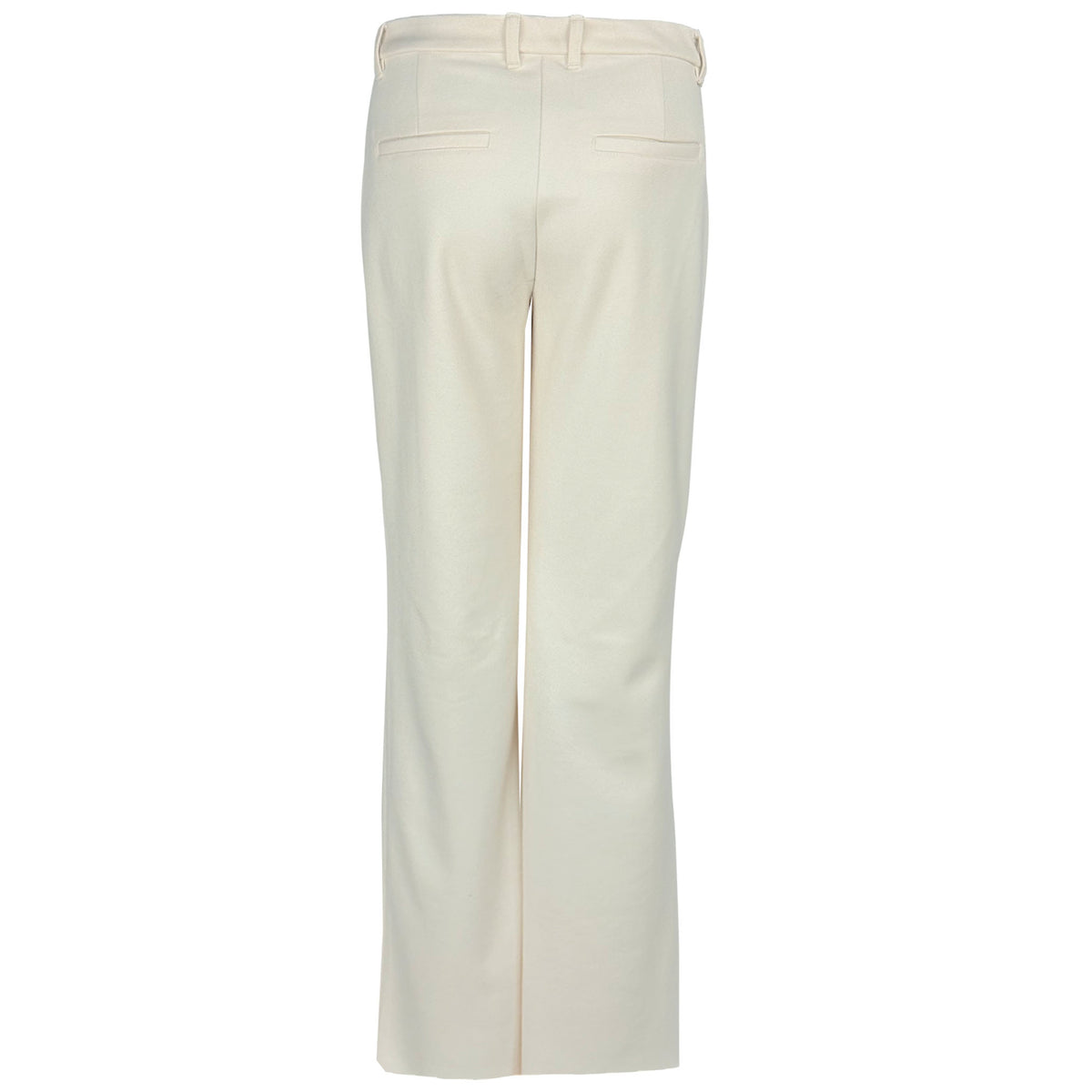 LongLady Broek Bente Offwhite, tall kleding voor lange dames, achteraanzicht