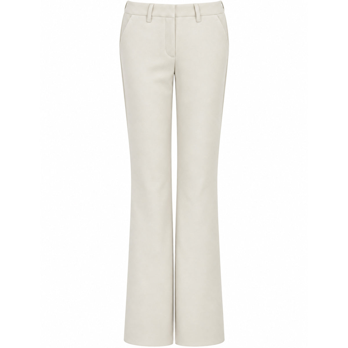 LongLady Broek Bente Offwhite, tall kleding voor lange vrouwen voorzijde