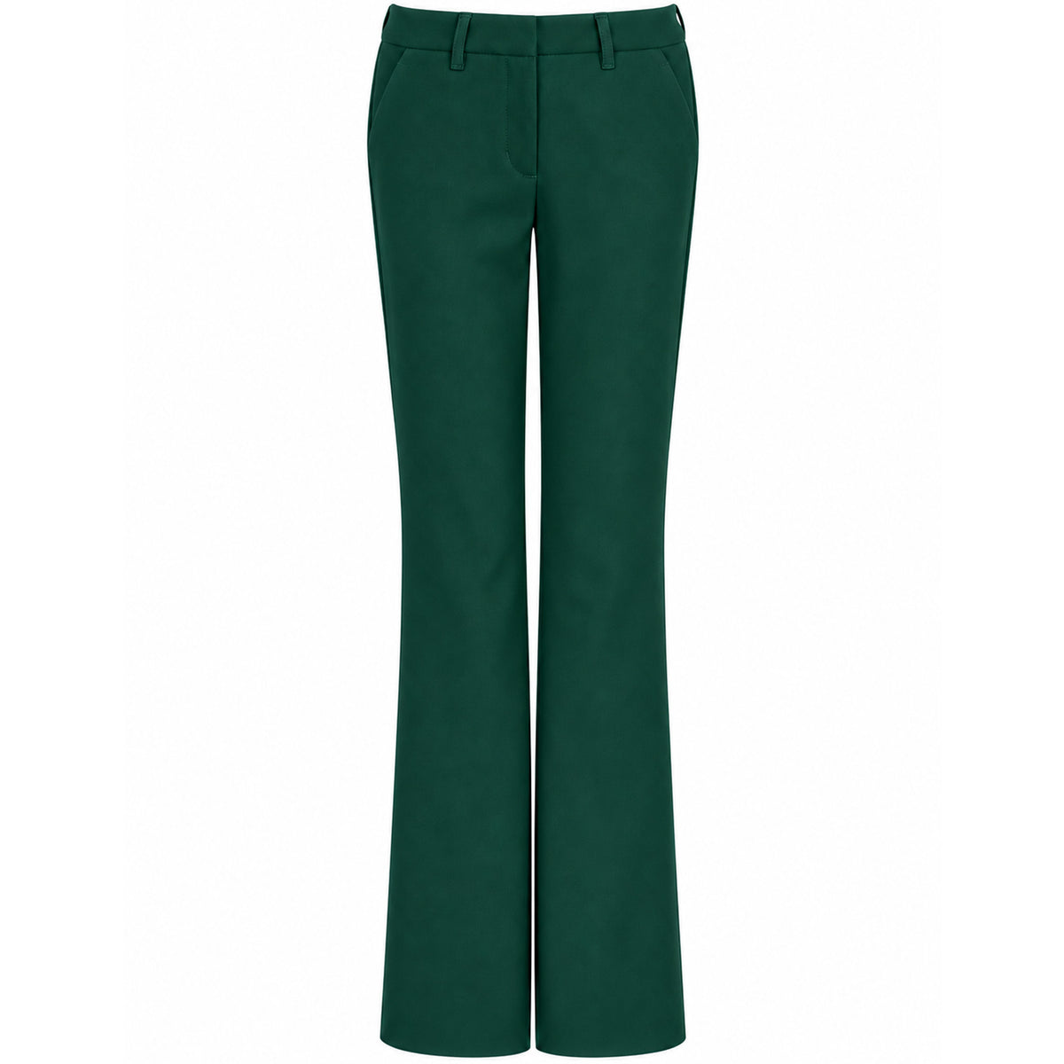 LongLady Broek Bente Petrol, tall kleding voor lange vrouwen voorkant