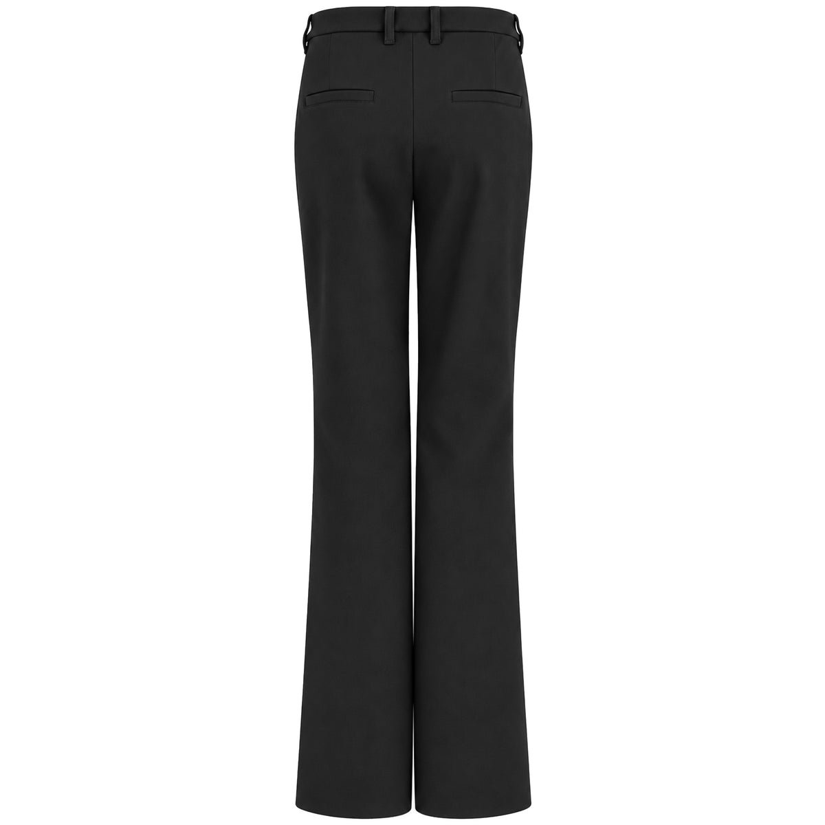LongLady Broek Bente Zwart, tall kleding voor lange vrouwen achterzijde